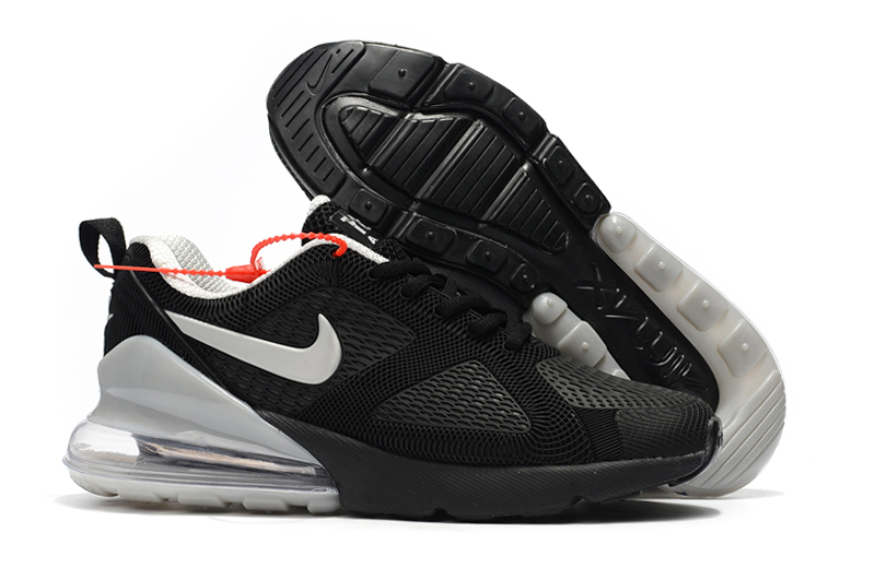 Nike Air Max 180 Black Silver Shoes - Click Image to Close